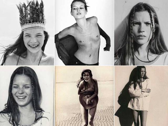 Kate Moss nebyla sexbomba: Žádná prsa, krátké nohy a křivé zuby. Podívejte!