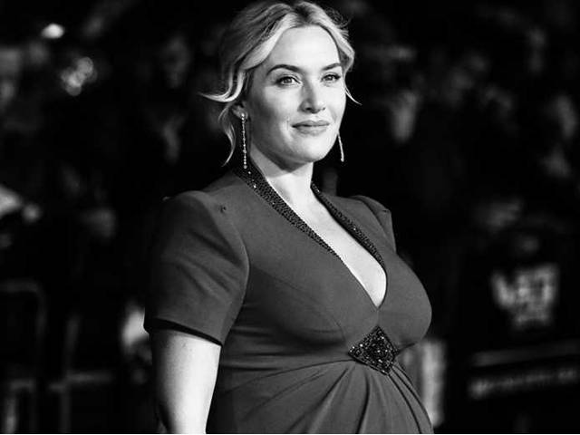 Těhotná Kate Winslet se na premiéře málem počurala